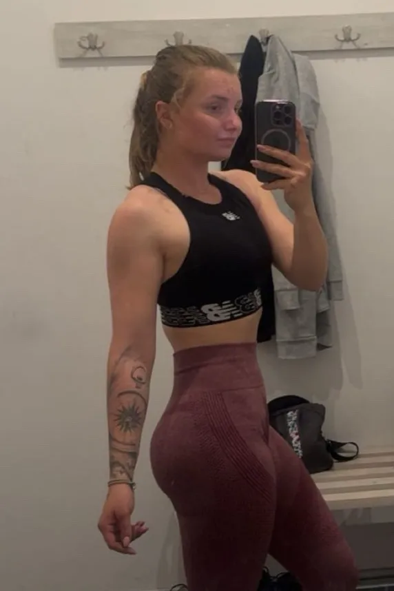 Przemiany podopiecznych - Malwina po kilku miesiącach treningów personalnych.